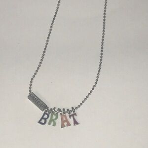 Brat Whatever Charm Necklace​
